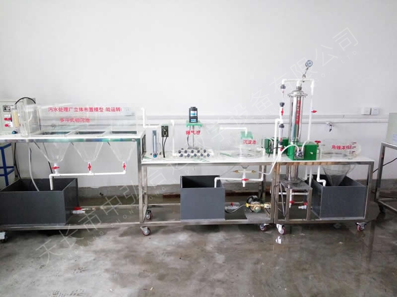 ��ˮ���������岼��ģ�ͣ���ˮ���ﴦ��ʵ��װ�ã�